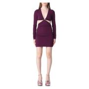 Elegante Korte Jurken Dsquared2 , Purple , Dames