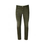 Groene Jeans voor Heren Aw23 Dsquared2 , Green , Heren