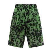 Groene Nylon Bermuda Shorts Ss23 Dsquared2 , Green , Heren