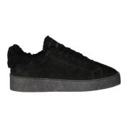 Luxe leren sneakers voor heren Dsquared2 , Black , Heren