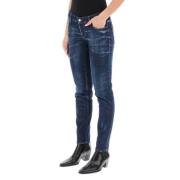 Stijlvolle Denim Jeans voor Vrouwen Dsquared2 , Blue , Dames