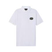 Klassiek Polo Shirt voor Heren Emporio Armani , White , Heren