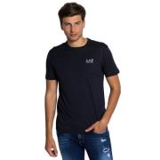 Korte mouw T-shirt Emporio Armani , Black , Heren