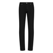 Zwarte Slim-Fit Jeans voor Heren Emporio Armani , Black , Heren