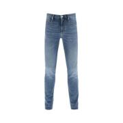 Slim-fit 5 Zakken Jeans Emporio Armani , Blue , Heren