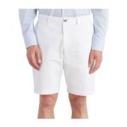 Katoenen Bermuda Shorts - Klassiek Model Emporio Armani , White , Here...