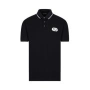 Klassiek Polo Shirt Emporio Armani , Black , Heren