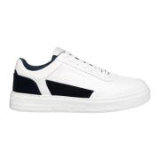 Multikleur Leren Sneakers voor Mannen Emporio Armani , White , Heren