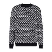 Stijlvolle Sweaters Collectie Emporio Armani , Black , Heren