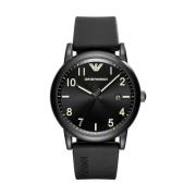 Elegant en functioneel quartz horloge Emporio Armani , Black , Unisex