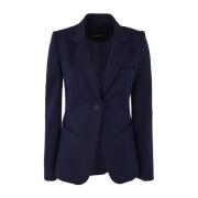 Stijlvolle Americana Jurk Emporio Armani , Blue , Dames