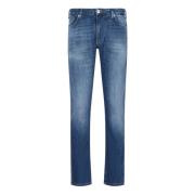 Moderne Fit Skinny Jeans Emporio Armani , Blue , Heren