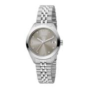 Zilveren Damesmode Horloge Esprit , Gray , Dames