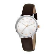 Zilveren Damesmode Horloge Esprit , Gray , Dames