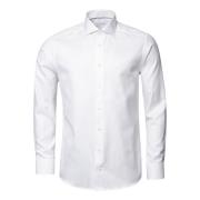 Witte overhemden met lange mouwen Eton , White , Heren