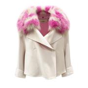 Lichtgewicht Jas Fendi , Pink , Dames