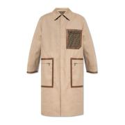 Omkeerbare jas Fendi , Beige , Heren