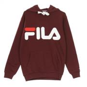 Klassiek logo sweatshirt met capuchon Fila , Brown , Heren