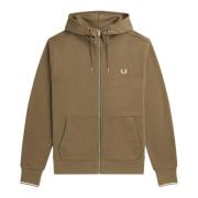 Sweatshirt met rits Fred Perry , Green , Heren