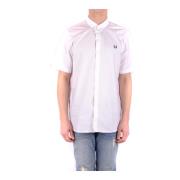 Klassieke Overhemden Collectie Fred Perry , White , Heren