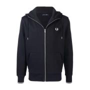 Hoodie 795 Navy Fred Perry , Blue , Heren