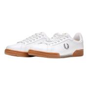 Authentieke B722 Leren Tennisschoenen Fred Perry , White , Heren