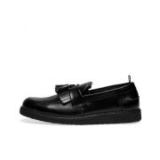 Zwarte Tassel Loafer van George Cox Fred Perry , Black , Heren