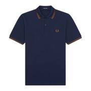 Originele Twin Tipped Polo - Diep Carbon Donker Karamel Fred Perry , B...