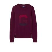 Comfortabele Gebreide Sweatshirts en Hoodies Gant , Red , Heren