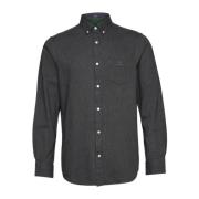 Casual Overhemd Gant , Black , Heren