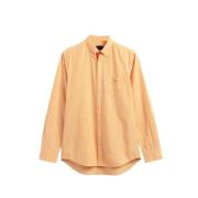 Katoenen en Linnen Regular Shirt Gant , Orange , Dames