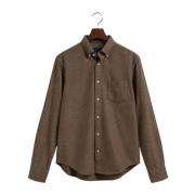 Casual Overhemdencollectie Gant , Brown , Heren