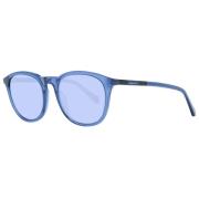 Blauwe Ronde Zonnebril Gant , Blue , Unisex