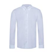Shirt with snap collar Giorgio Armani , Blue , Heren