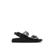 Leren sandalen Givenchy , Black , Dames