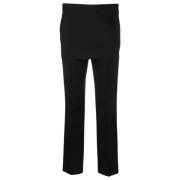 Stijlvolle wollen chino`s voor vrouwen Givenchy , Black , Dames