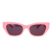 Eigentijdse zonnebril met metalen accenten Givenchy , Pink , Dames