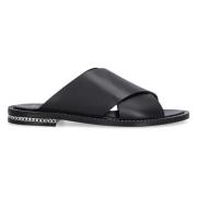 Stijlvolle platte sandalen voor vrouwen Givenchy , Black , Dames