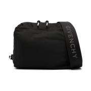 Zwarte Schoudertas voor Heren Aw23 Givenchy , Black , Heren