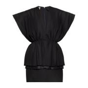 Geplooide jurk Gucci , Black , Dames
