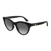 Zwarte zachte kattenogen zonnebril voor vrouwen Gucci , Black , Dames
