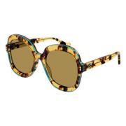 Zonnebril Gucci , Yellow , Dames