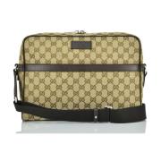 Schoudertas Gucci , Beige , Heren