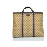 Beige Winkel Tas voor Heren, Originele GG Stof Mod. 449169 Ky9Ln 9903 ...