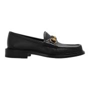 Leren Horsebit Loafers Gucci , Black , Heren