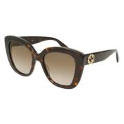 Gg0327S Zonnebril Gucci , Brown , Dames