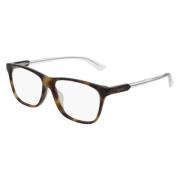 Gg0492Oa Havana Transparante Zonnebril Gucci , Brown , Unisex