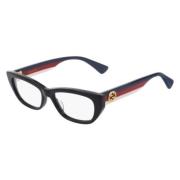 Zwarte Multicolor Tran Bril Gucci , Black , Unisex