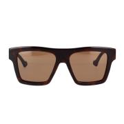 Minimalistische zonnebril Gg0962S 011 Gucci , Brown , Heren