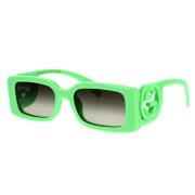 Gucci Gg1325S 004 Zonnebril Gucci , Green , Unisex